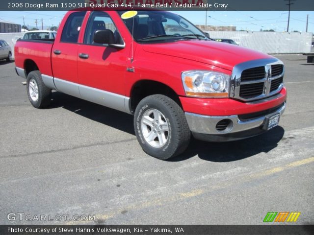 2006 Dodge Ram 1500 SLT Quad Cab 4x4 in Flame Red