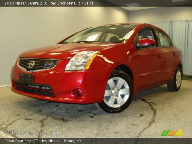 2010 Nissan Sentra 2.0 in Red Brick Metallic