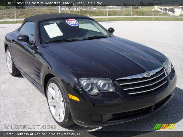 Black 2007 Chrysler Crossfire Roadster Dark Slate Gray