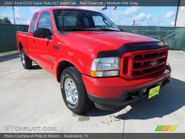 2003 Ford F250 Super Duty XLT SuperCab in Red Clearcoat