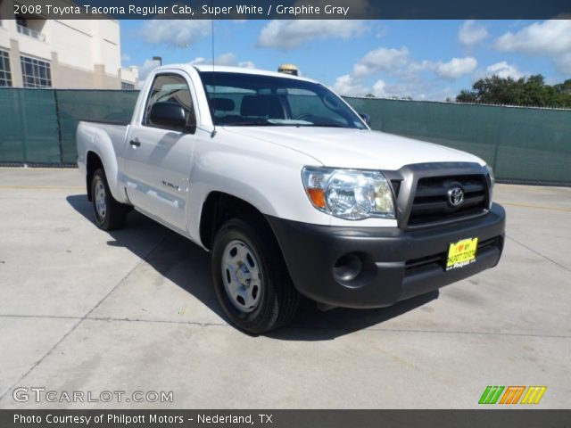 2008 Toyota Tacoma Regular Cab in Super White