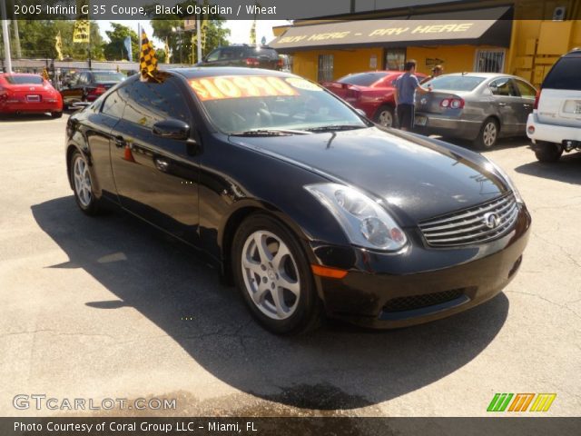 2005 Infiniti G 35 Coupe in Black Obsidian