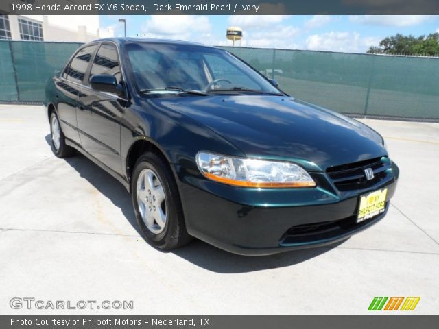1998 Honda Accord EX V6 Sedan in Dark Emerald Pearl