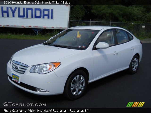 2010 Hyundai Elantra GLS in Nordic White