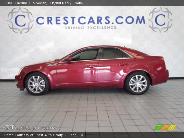 2008 Cadillac CTS Sedan in Crystal Red