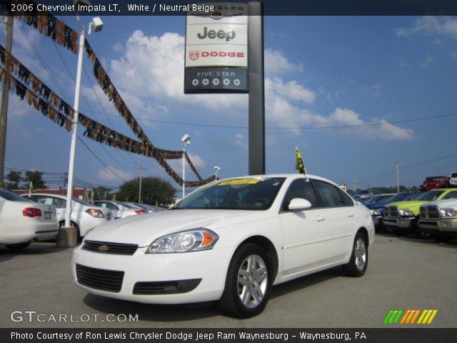 2006 Chevrolet Impala LT in White