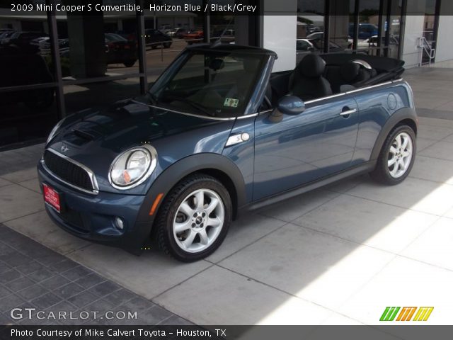 2009 Mini Cooper S Convertible in Horizon Blue