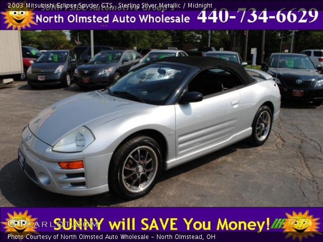 2003 Mitsubishi Eclipse Spyder GTS in Sterling Silver Metallic