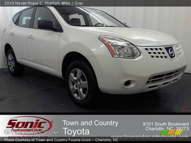 2010 Nissan Rogue S in Phantom White