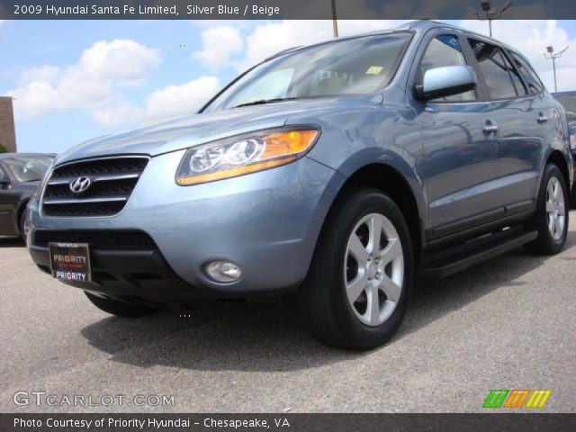 2009 Hyundai Santa Fe Limited in Silver Blue