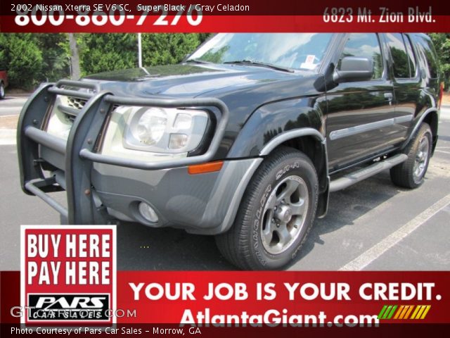 2002 Nissan Xterra SE V6 SC in Super Black