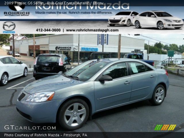 2009 Pontiac G6 Sedan in Blue Gold Crystal Metallic