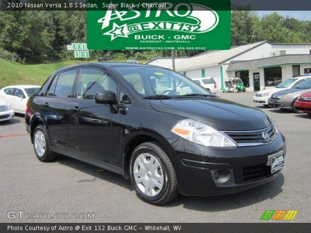2010 Nissan Versa 1.8 S Sedan in Super Black