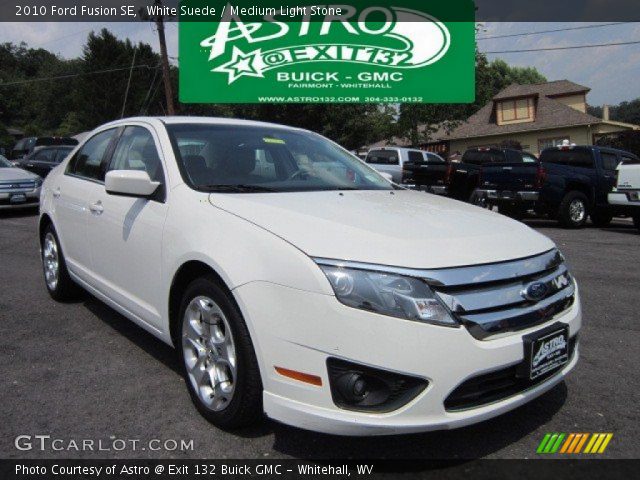 2010 Ford Fusion SE in White Suede