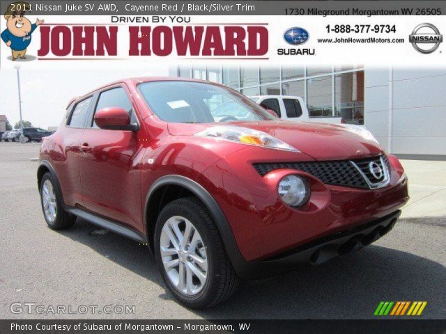 2011 Nissan Juke SV AWD in Cayenne Red