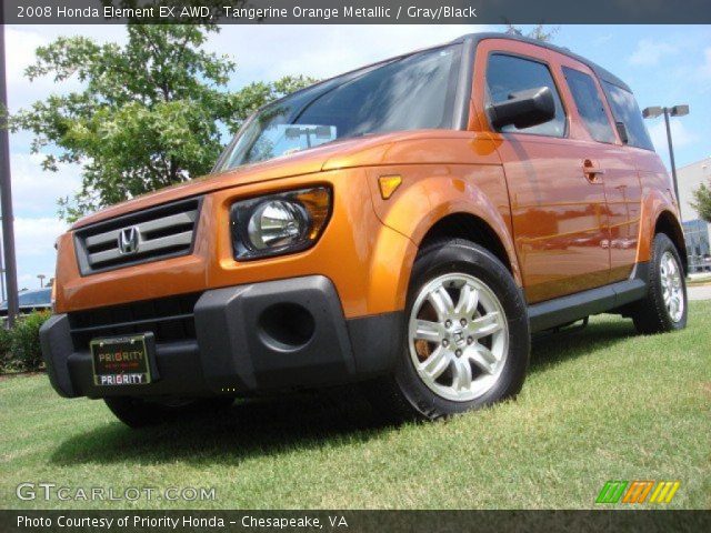 2008 Honda Element EX AWD in Tangerine Orange Metallic