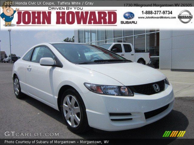 2010 Honda Civic LX Coupe in Taffeta White