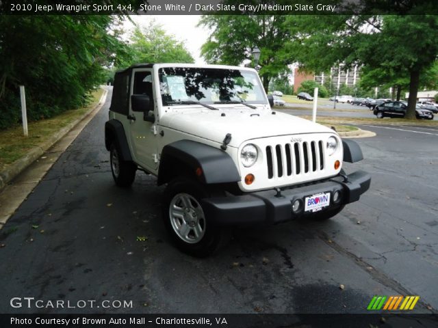 2010 Jeep Wrangler Sport 4x4 in Stone White