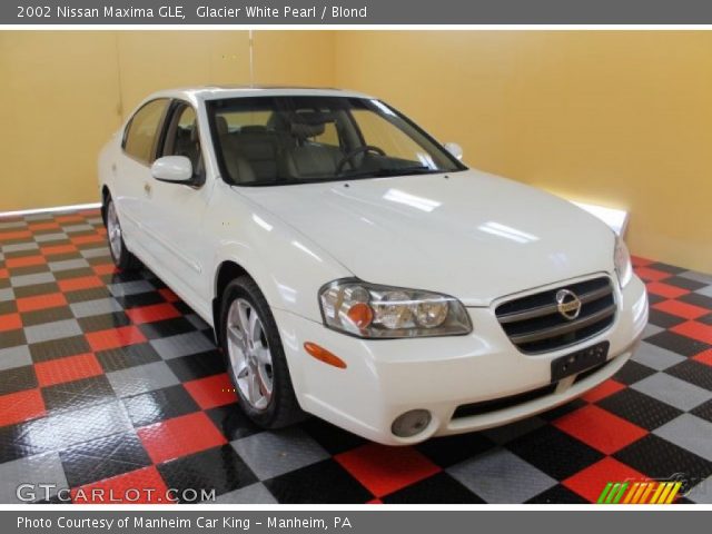 2002 Nissan Maxima GLE in Glacier White Pearl