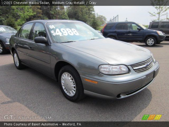2003 Chevrolet Malibu Sedan in Medium Gray Metallic