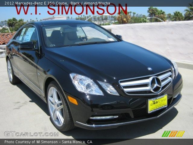 2012 Mercedes-Benz E 350 Coupe in Black