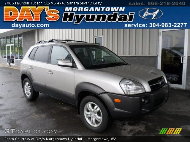 2006 Hyundai Tucson GLS V6 4x4 in Sahara Silver