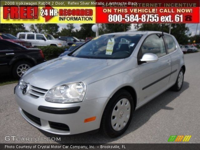 2008 Volkswagen Rabbit 2 Door in Reflex Silver Metallic