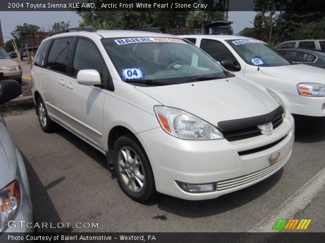 2004 Toyota Sienna XLE AWD in Arctic Frost White Pearl