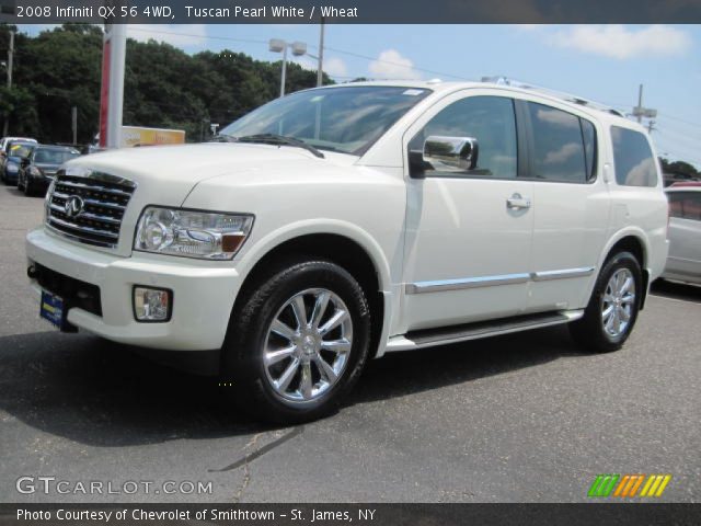 2008 Infiniti QX 56 4WD in Tuscan Pearl White