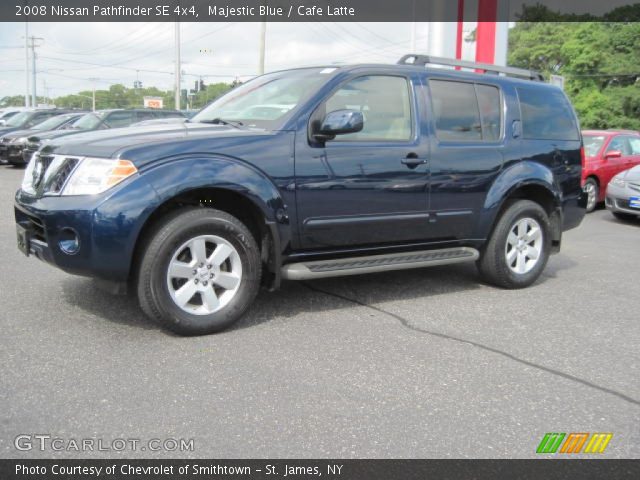 2008 Nissan Pathfinder SE 4x4 in Majestic Blue