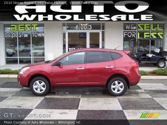 2010 Nissan Rogue S 360 Value Package in Venom Red