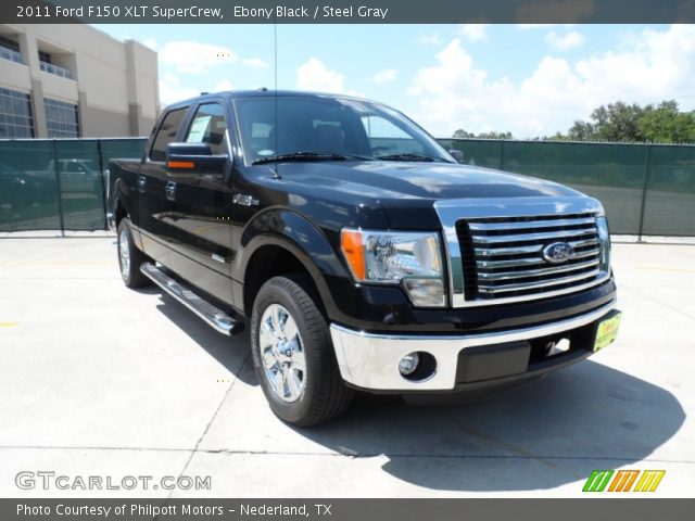 2011 Ford F150 XLT SuperCrew in Ebony Black