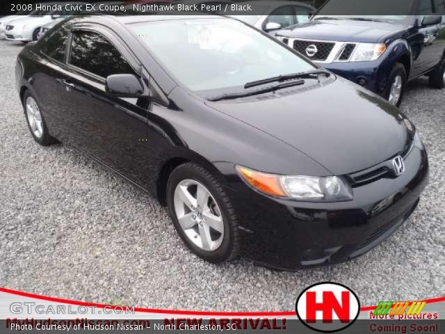 2008 Honda Civic EX Coupe in Nighthawk Black Pearl