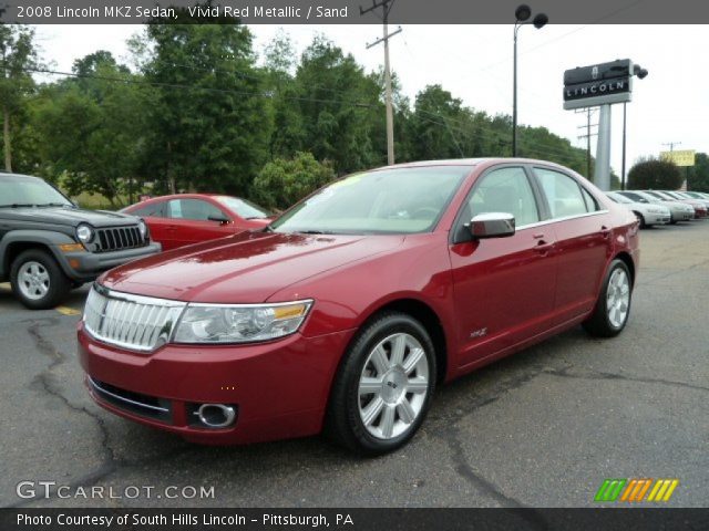 2008 Lincoln MKZ Sedan in Vivid Red Metallic