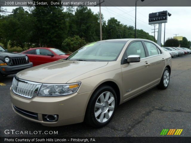 2008 Lincoln MKZ Sedan in Dune Pearl Metallic