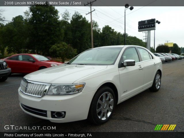 2008 Lincoln MKZ Sedan in White Suede