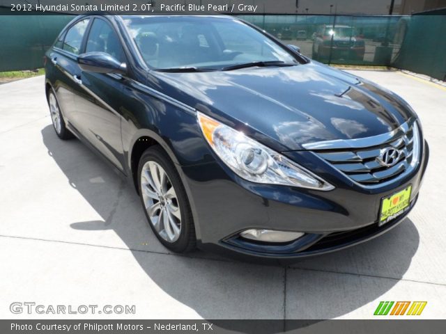 2012 Hyundai Sonata Limited 2.0T in Pacific Blue Pearl