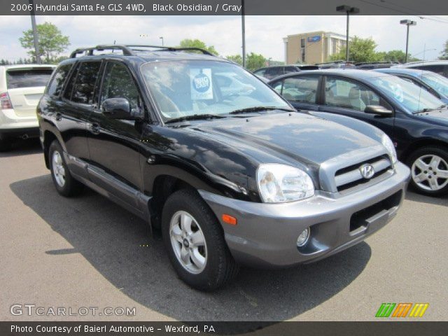 2006 Hyundai Santa Fe GLS 4WD in Black Obsidian