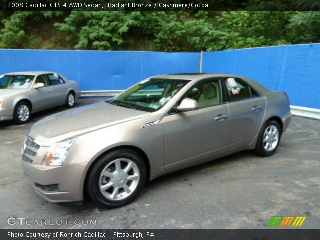 2008 Cadillac CTS 4 AWD Sedan in Radiant Bronze