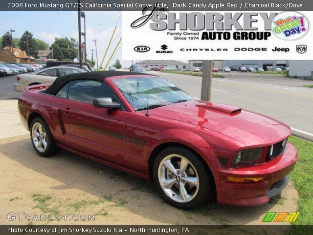 2008 Ford Mustang GT/CS California Special Convertible in Dark Candy Apple Red