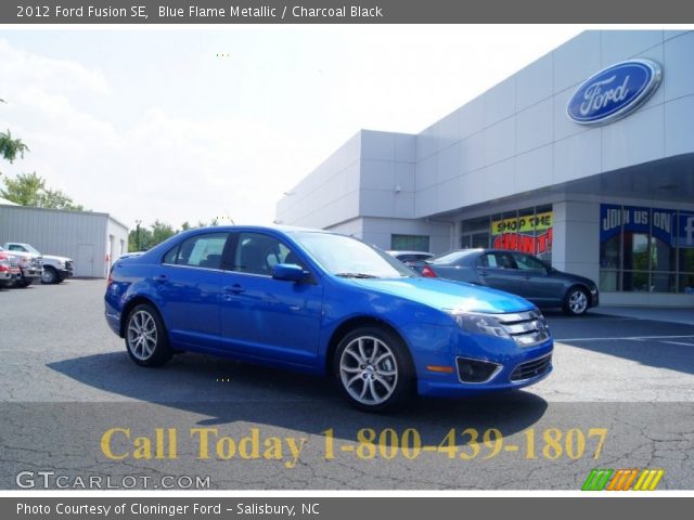 2012 Ford Fusion SE in Blue Flame Metallic