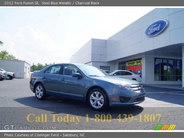 2012 Ford Fusion SE in Steel Blue Metallic