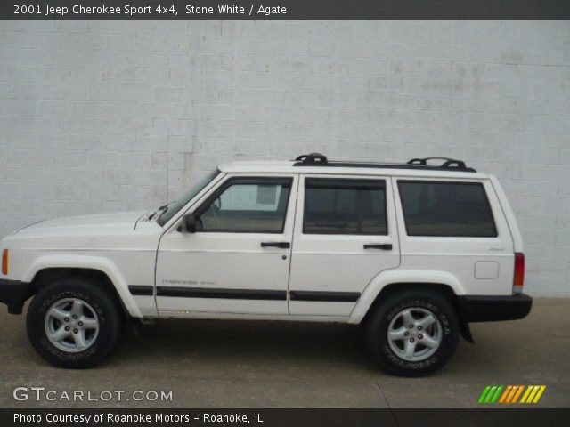 2001 Jeep Cherokee Sport 4x4 in Stone White