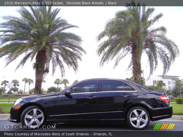 2010 Mercedes-Benz E 350 Sedan in Obsidian Black Metallic