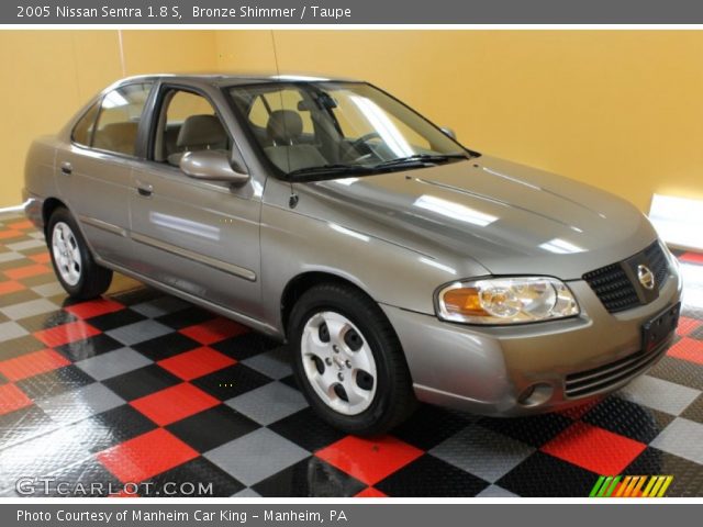 2005 Nissan Sentra 1.8 S in Bronze Shimmer