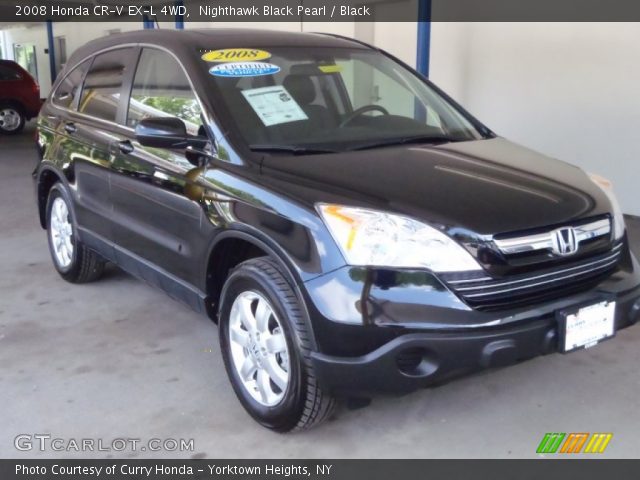 2008 Honda CR-V EX-L 4WD in Nighthawk Black Pearl