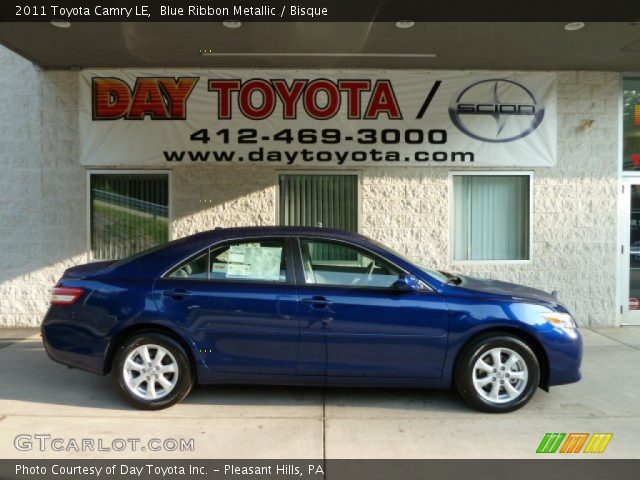 2011 Toyota Camry LE in Blue Ribbon Metallic
