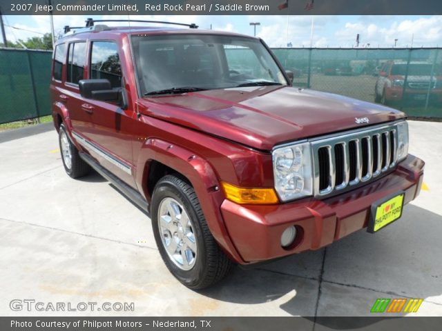 2007 Jeep Commander Limited in Red Rock Pearl