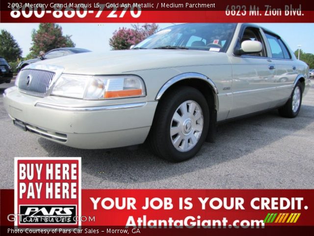 2003 Mercury Grand Marquis LS in Gold Ash Metallic
