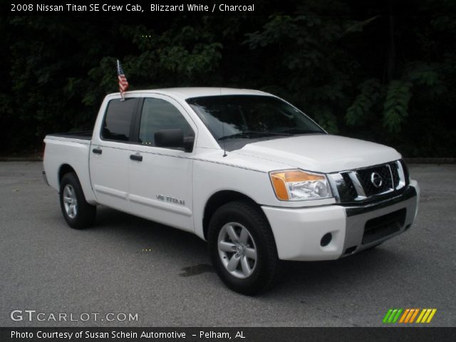 2008 Nissan Titan SE Crew Cab in Blizzard White
